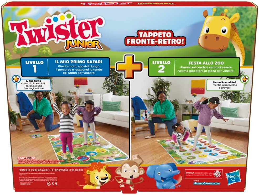 Thumbnail 2 de Hasbro Twister Junior 2 in 1 Gioco per Bambini 🎲