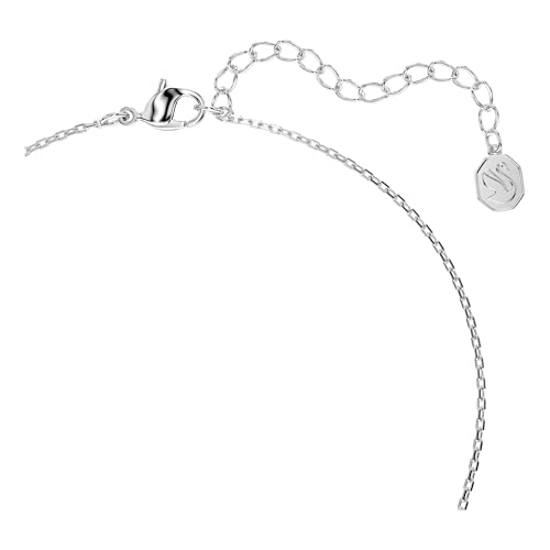 Detalle 2 de Swarovski Collier pendentif Bella V – cristal bleu et pavé blanc sur chaîne rhodiée