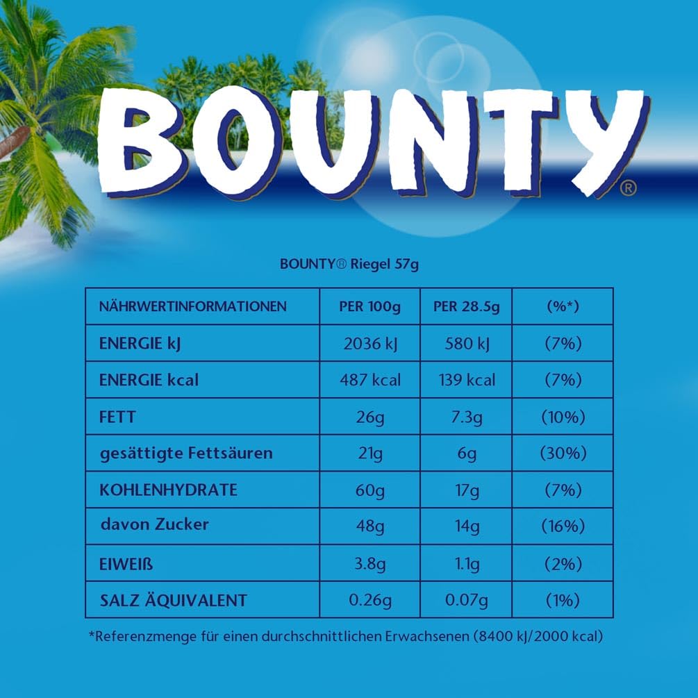 Thumbnail 1 de Bounty Schokoriegel 24er Pack 🍫