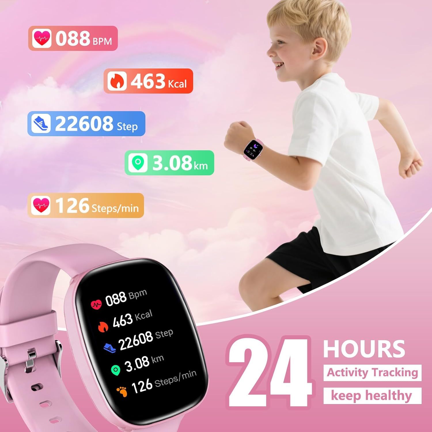 Thumbnail 4 de Tynggko Kids Smart Watch 100 Modes
