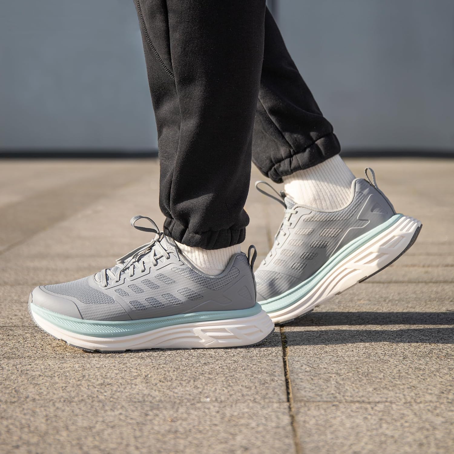 Detalle de NORTIV 8 Men's Walking Running Tennis Cushioning Shoes: ActiveFloat Non Slip Sneakers