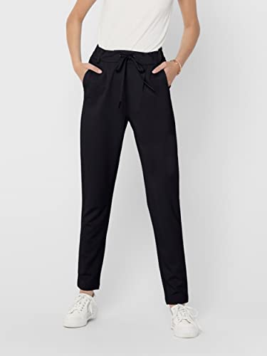 Detalle de ONLY Damen Onlpoptrash Life Easy Col Pant PNT Noos Regular Fit Hose – Lounge & Freizeit, Blue Graphite, XL/32L