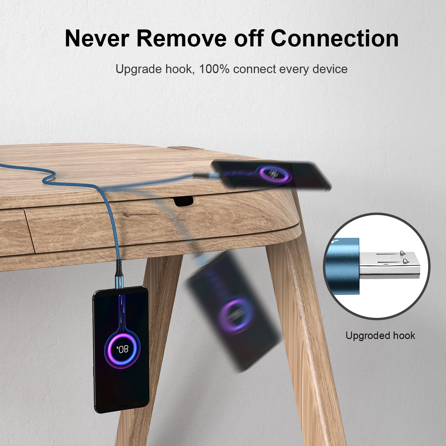 Thumbnail 3 de Micro USB Cable 2M 2PACK fast charging cable