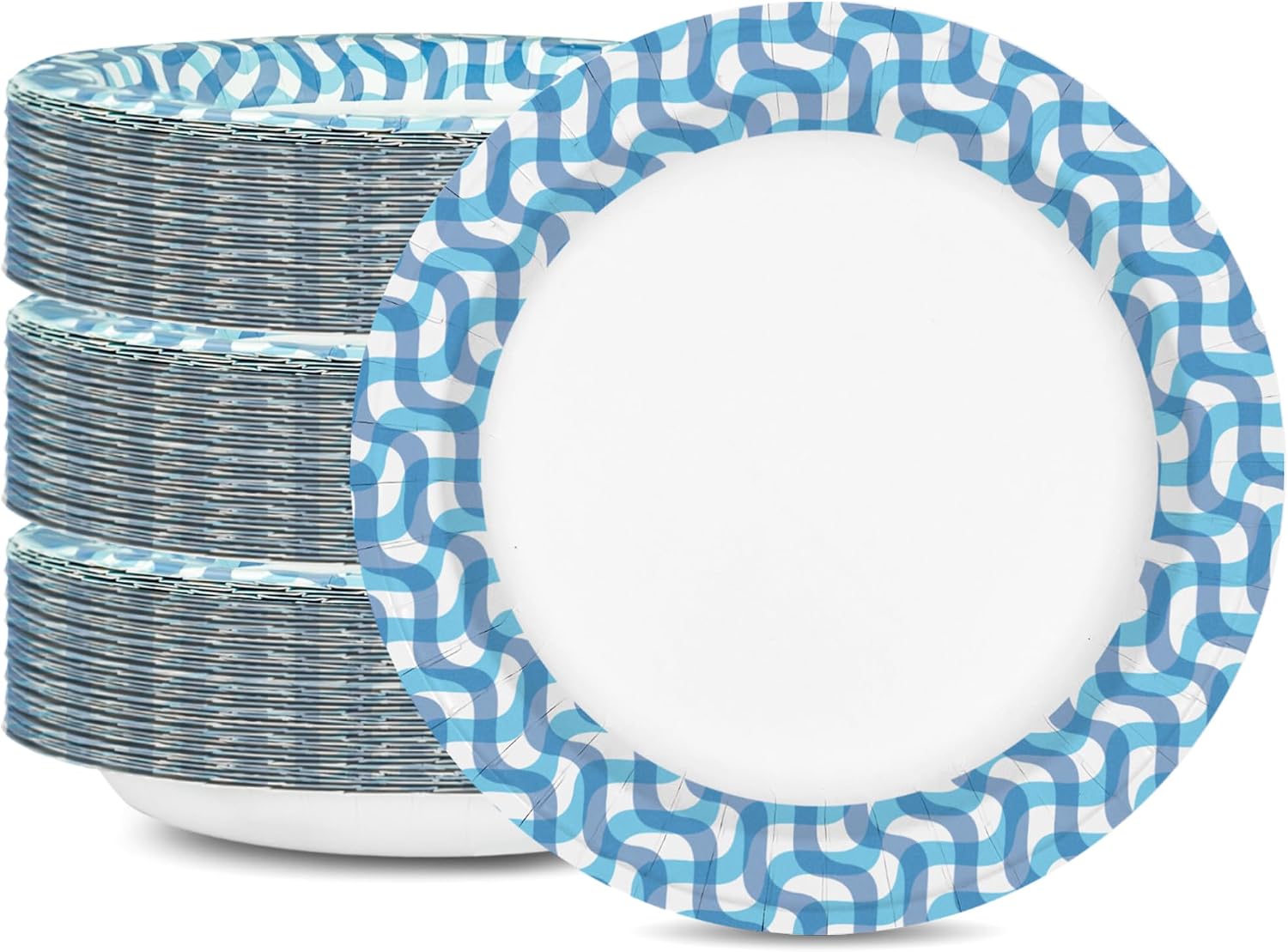 Thumbnail 6 de Ginkgo Paper Plates 10 Inch Bulk (300 Count) – Thickened, Heavy-Duty Disposable Dinner Plates