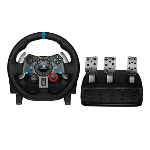 Detalle de Logitech G G29 Driving Force volante da corsa – fedeltà di guida e sensazione realistica per PS5, PS4 e PC