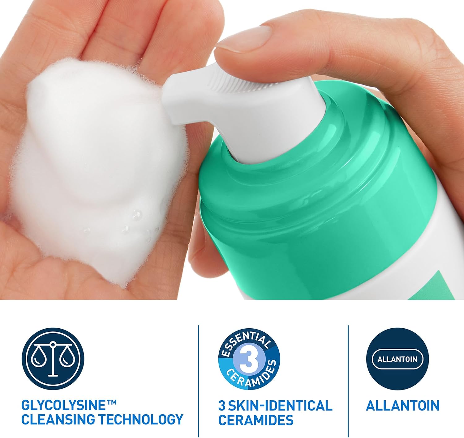 Thumbnail 6 de CeraVe Balancing Air Foam Cleanser with Glycolysine Cleansing Technology, 148ml