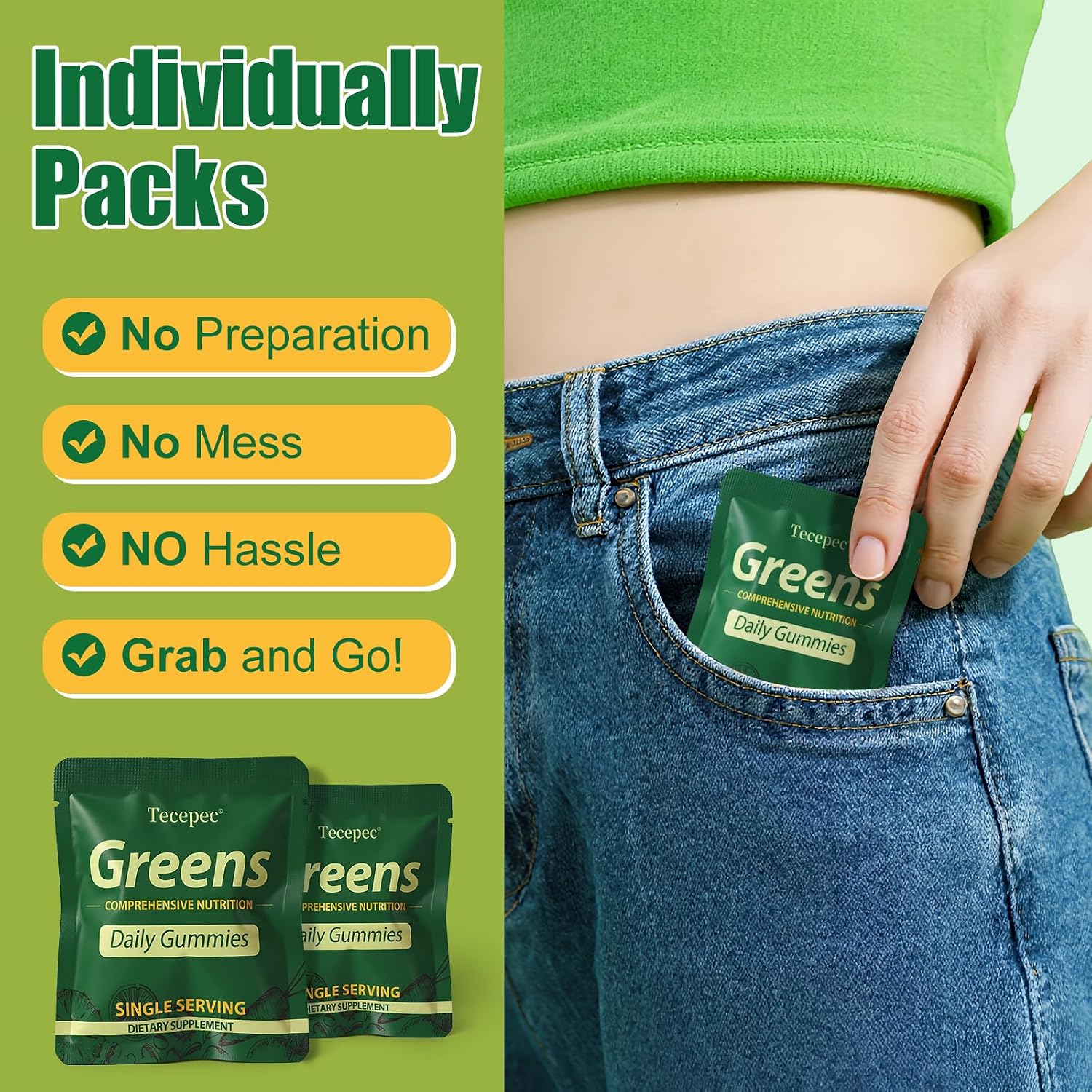 Thumbnail 5 de Greens Daily Gummies Supplement, 120 Count