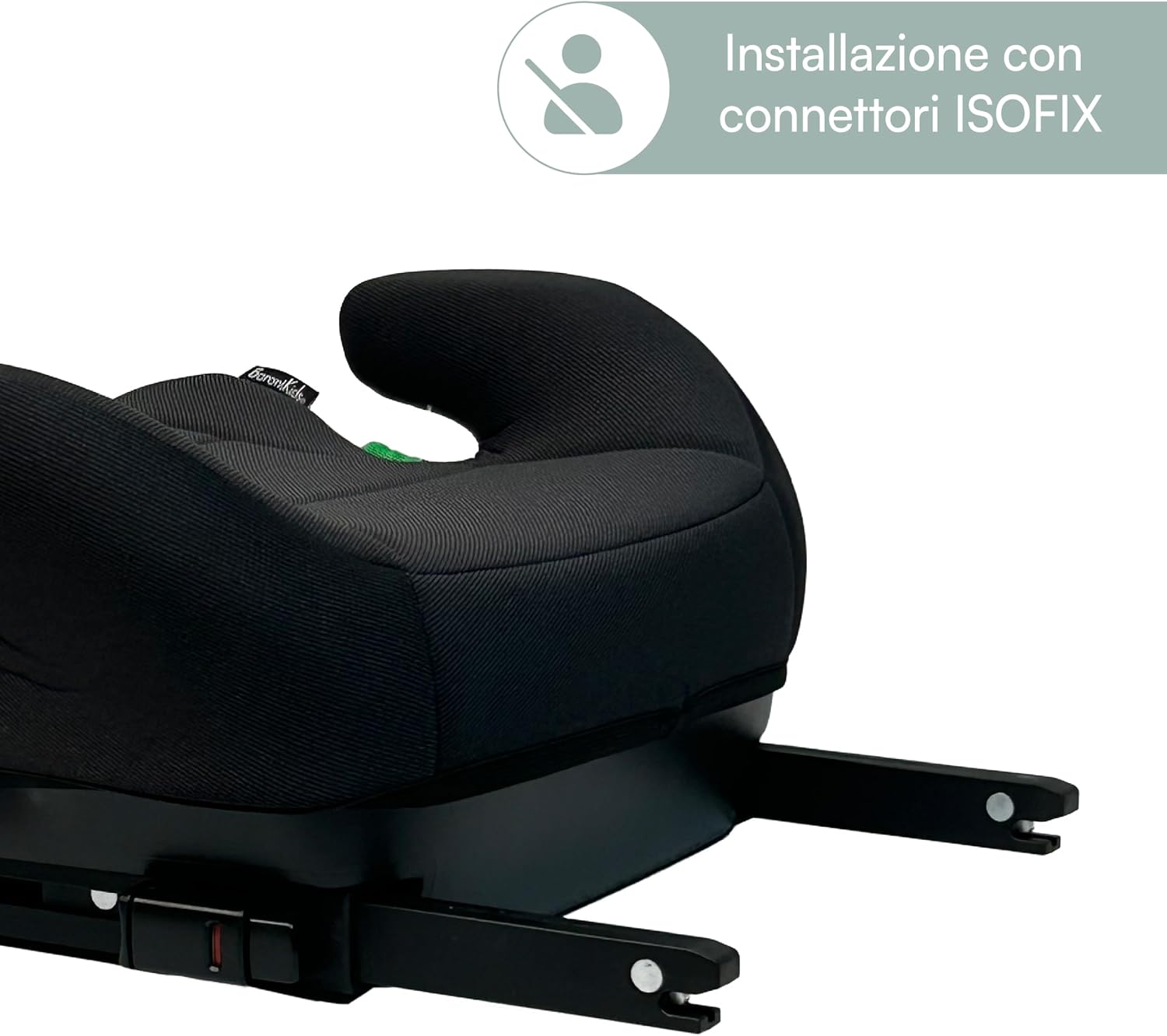 Thumbnail 4 de Baroni Kids Rialzino Auto i-Size 125-150 cm: seduta imbottita, rivestimento lavabile e Isofix — compatto e sicuro
