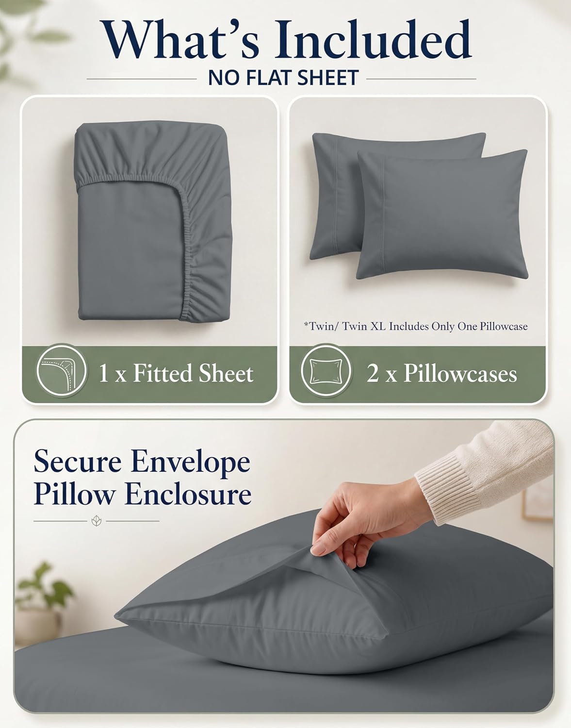 Detalle 2 de Lane Linen Organic Cotton Fitted Sheet