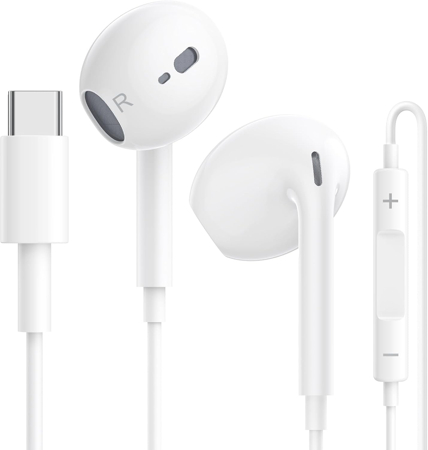 Thumbnail 6 de USB C Headphones 2 Pack: Type-C Earphones with Mic & Volume Control for iPhone and Galaxy