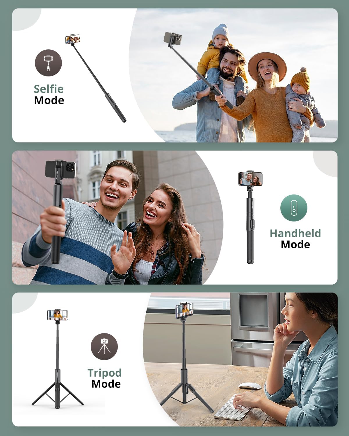 Thumbnail 3 de Sensyne 60" Phone Tripod with Wireless Remote