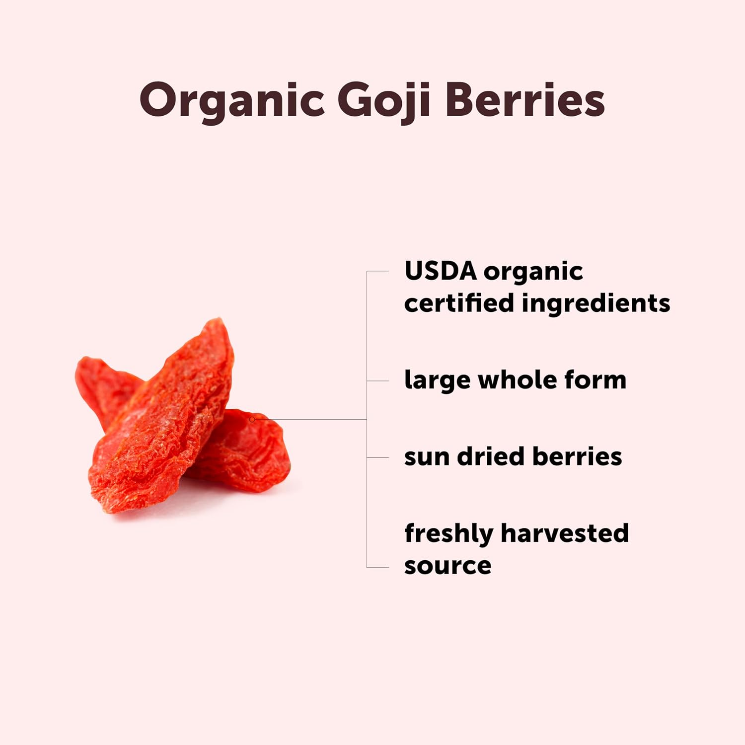 Thumbnail 1 de Micro Ingredients Goji Berries, 1 lb
