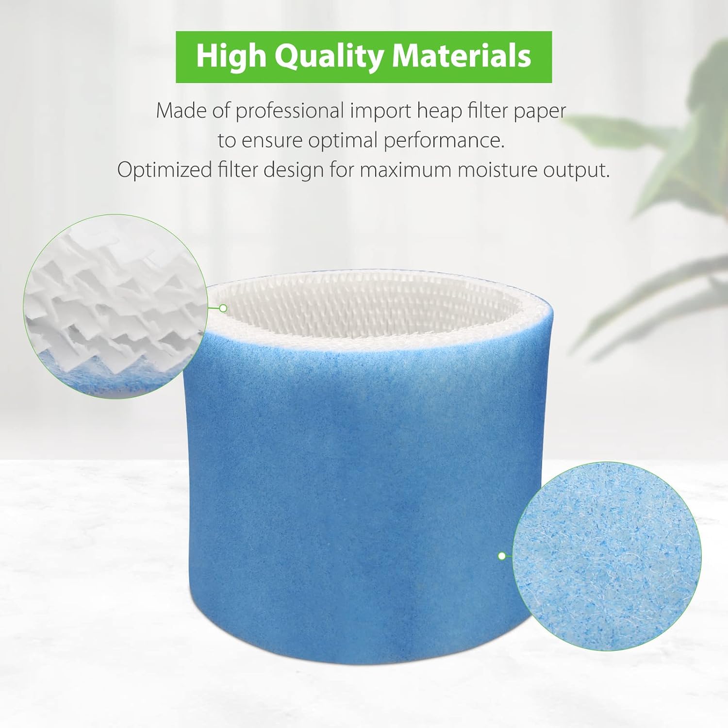 Detalle 2 de Smilyan HC14 Filter E Humidifier Replacement Wicks, Blue Mesh, 3-Pack