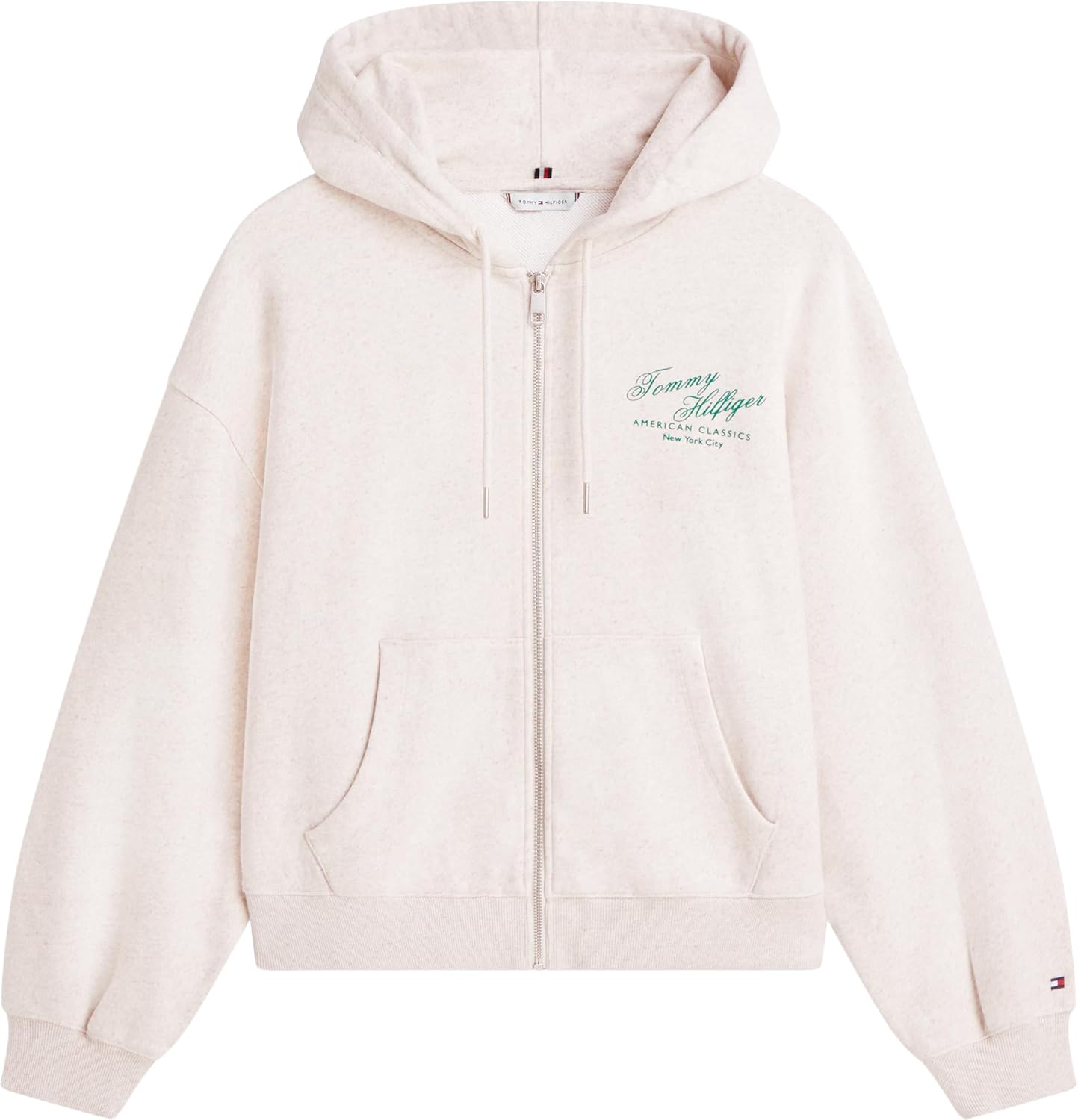 Thumbnail 4 de Tommy Hilfiger Mdrn Script Zip Terry Hoodie Femme – Sweat à capuche zippé authentique