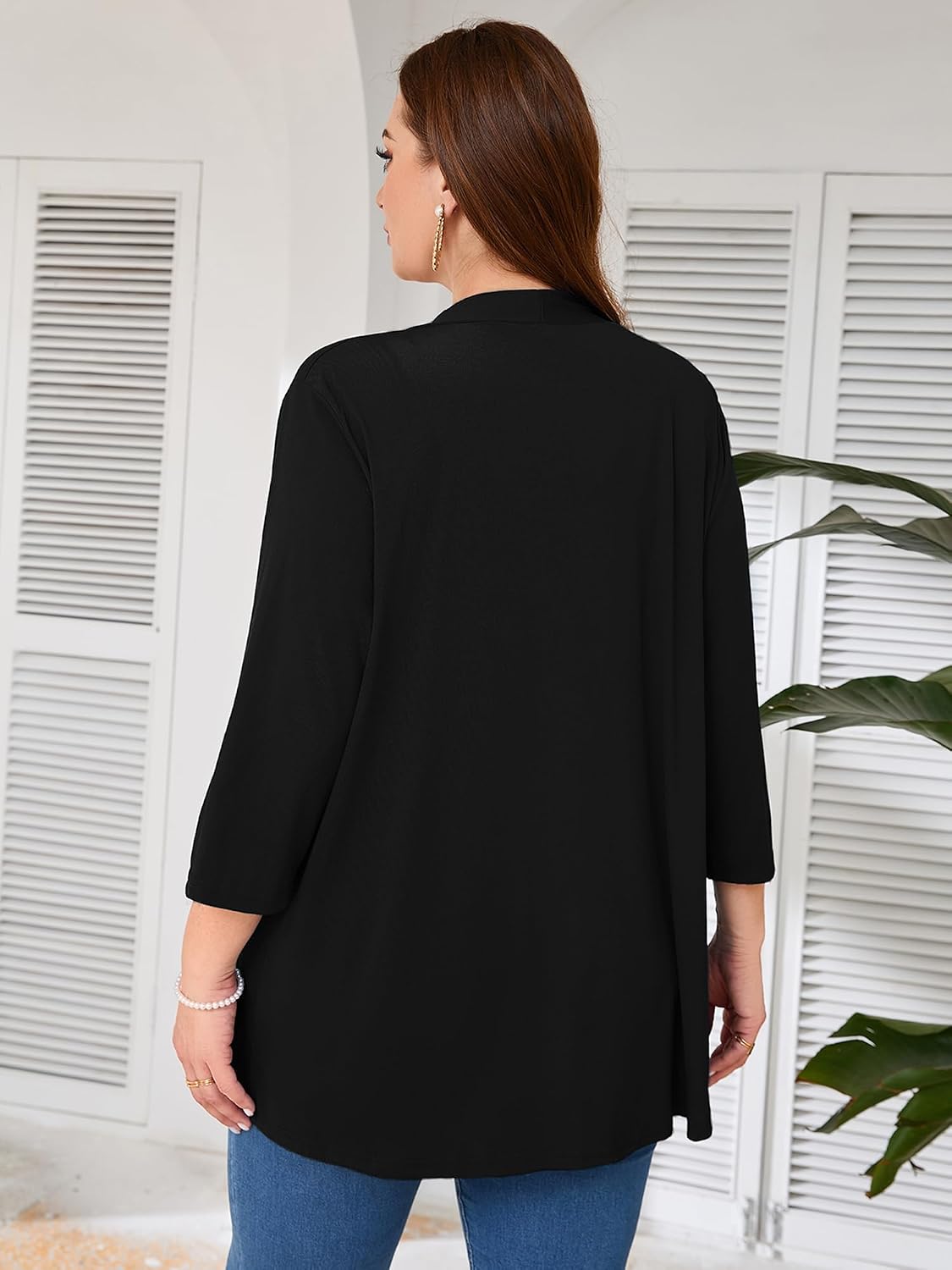 Detalle 2 de AusLook Women's Plus Size Cardigan