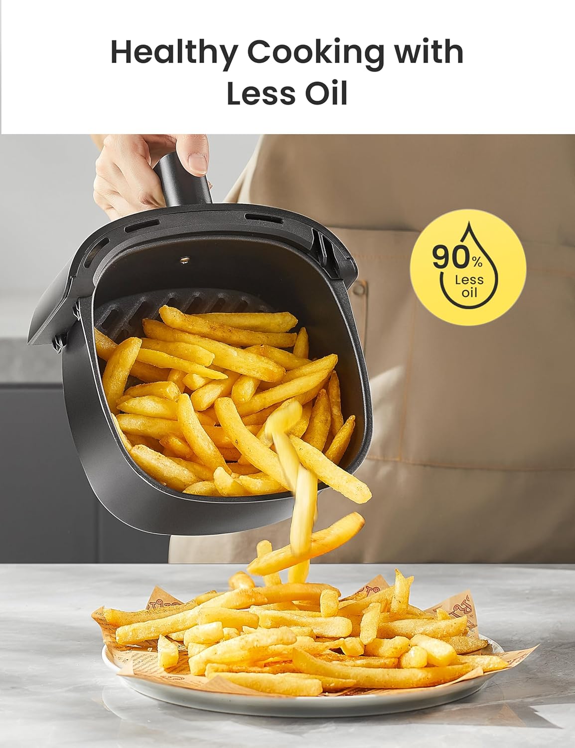 Thumbnail 1 de COMFEE' Compact 2.1 Quart Air Fryer (12 Presets) with Adjustable Timer & Temperature Control