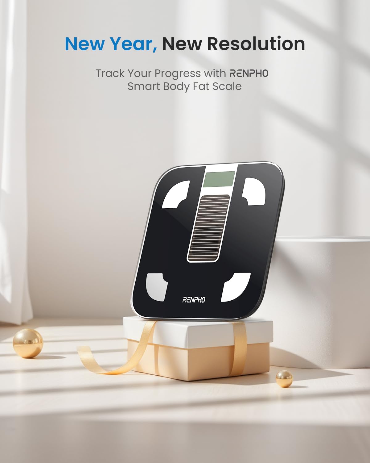 Detalle de Renpho Elis solar smart scale 400 lbs