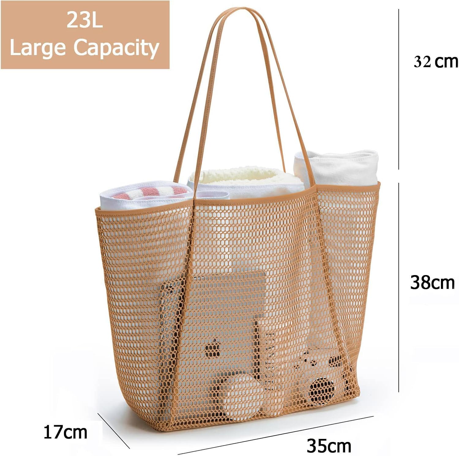 Thumbnail 3 de soporXw Strandtasche XXL Mesh Beach Bag