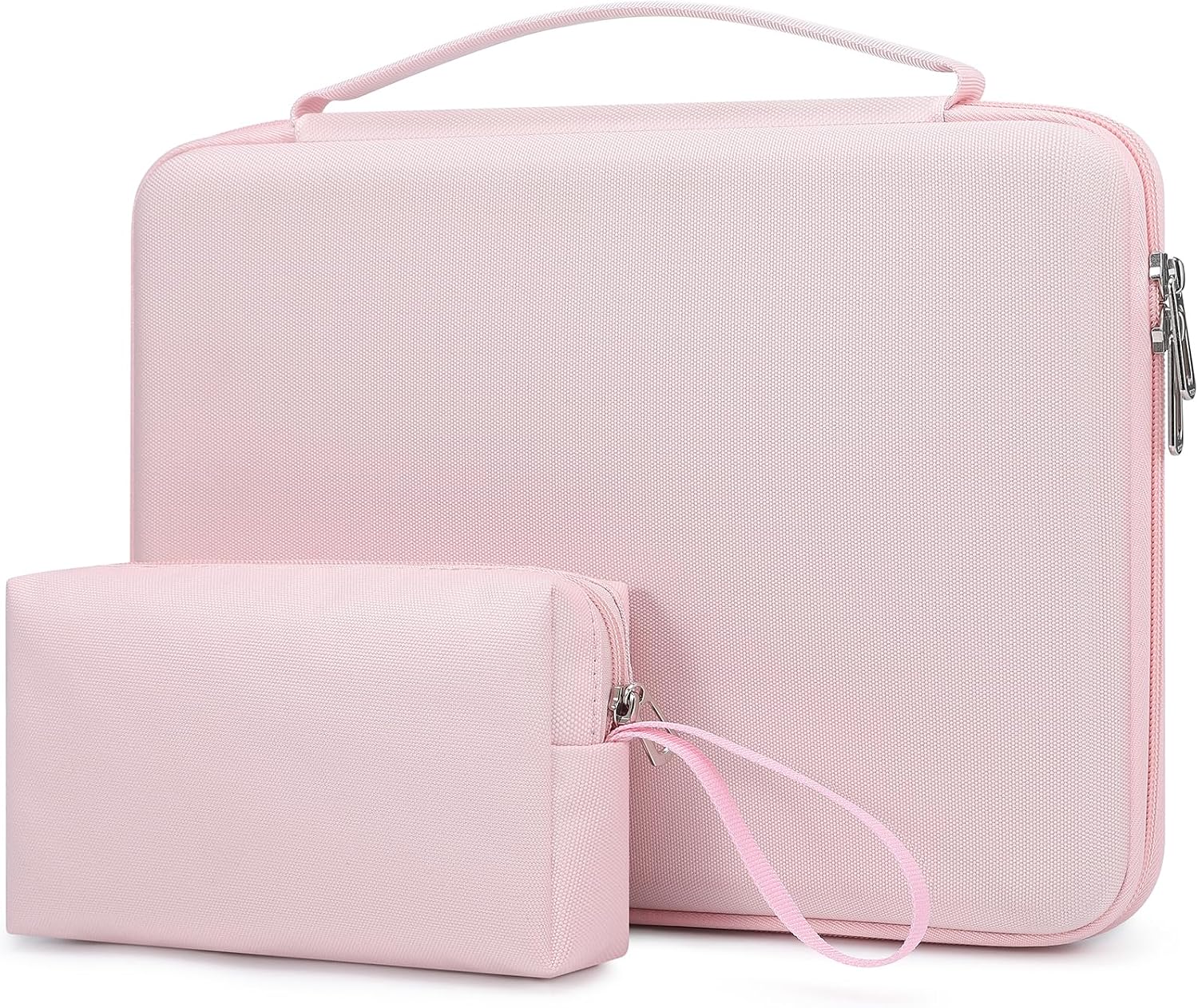 Detalle de HYZUO 17-17.3 Inch Hard Shell Laptop Sleeve Case (Pale Pink) for 17" Laptops
