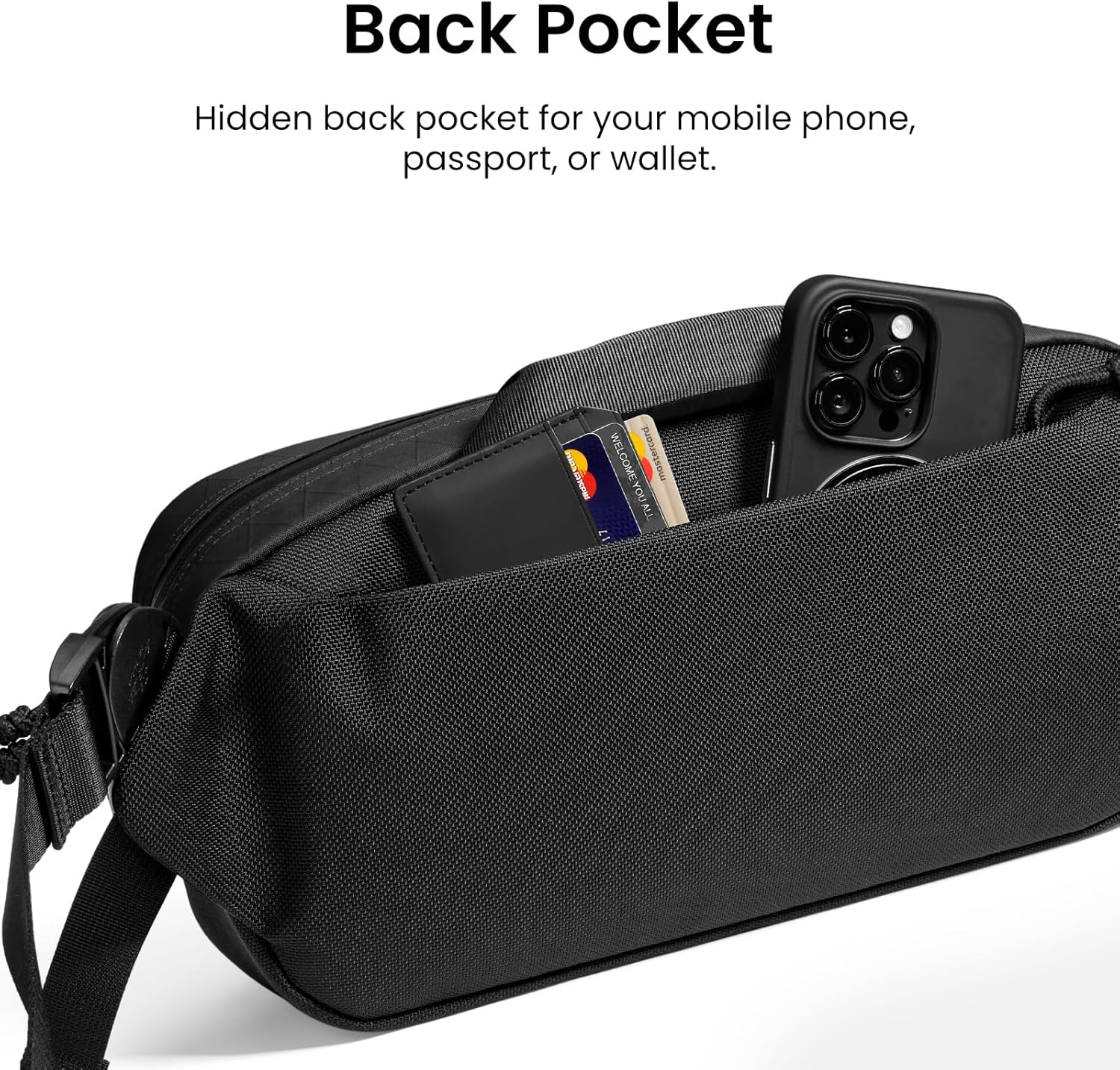 Thumbnail 3 de tomtoc 5.5L X-pac Sling Bag Heavy-duty for Rog Xbox Ally X | Crossbody for Switch 2 2025, iPad Mini, Steam Deck