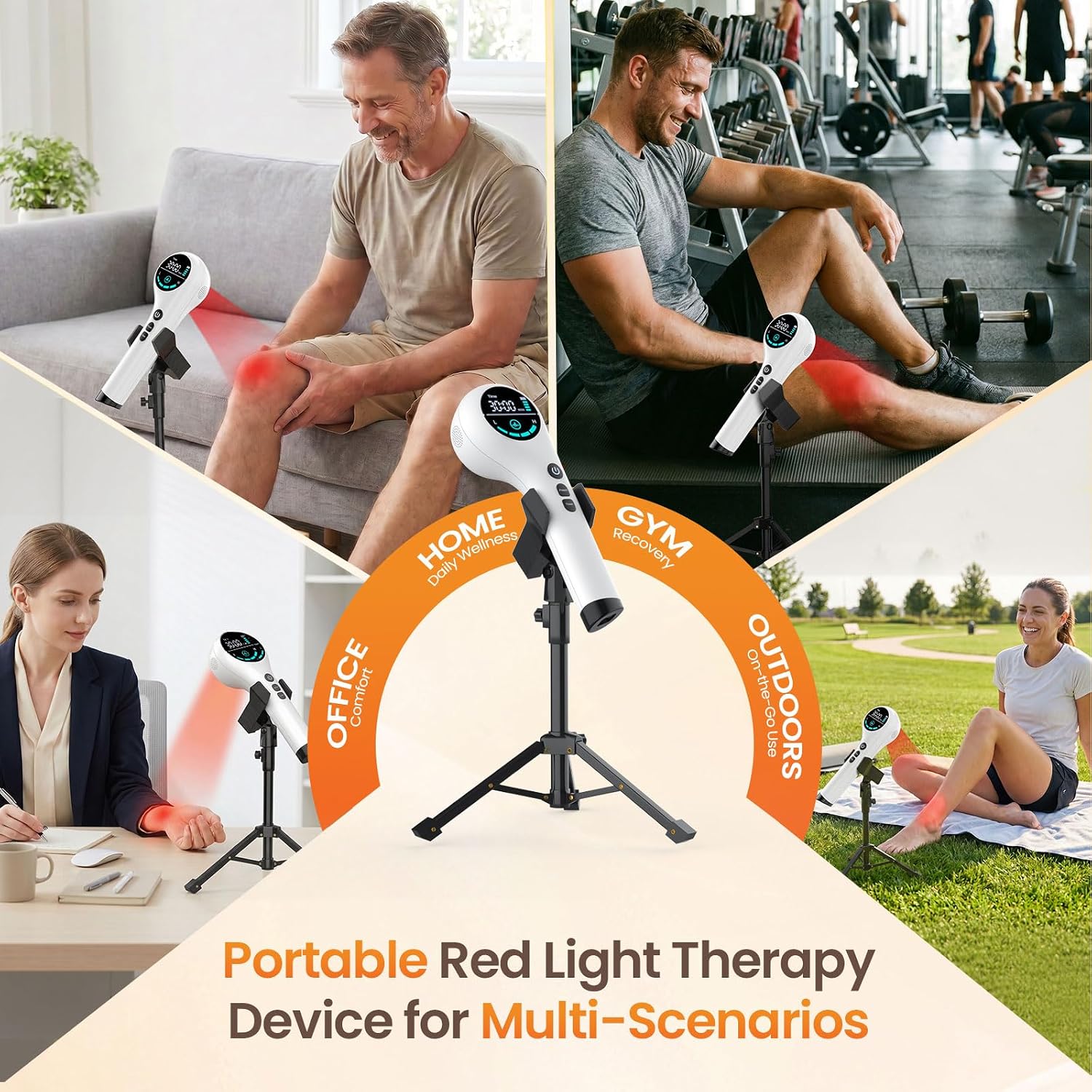Detalle 1 de Red Light Therapy Wand 808/660nm