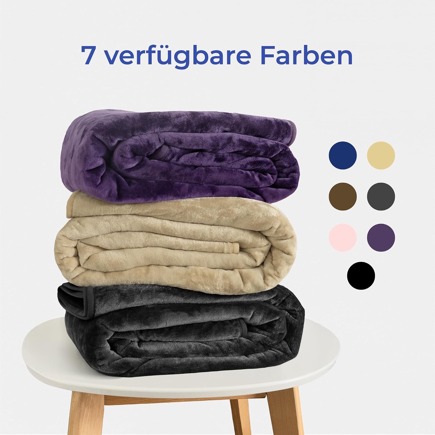Thumbnail 6 de Dreamzie wasserdichte Hundedecke 80x100 cm (reversibel, Sherpa-Fleece) – hellrosa