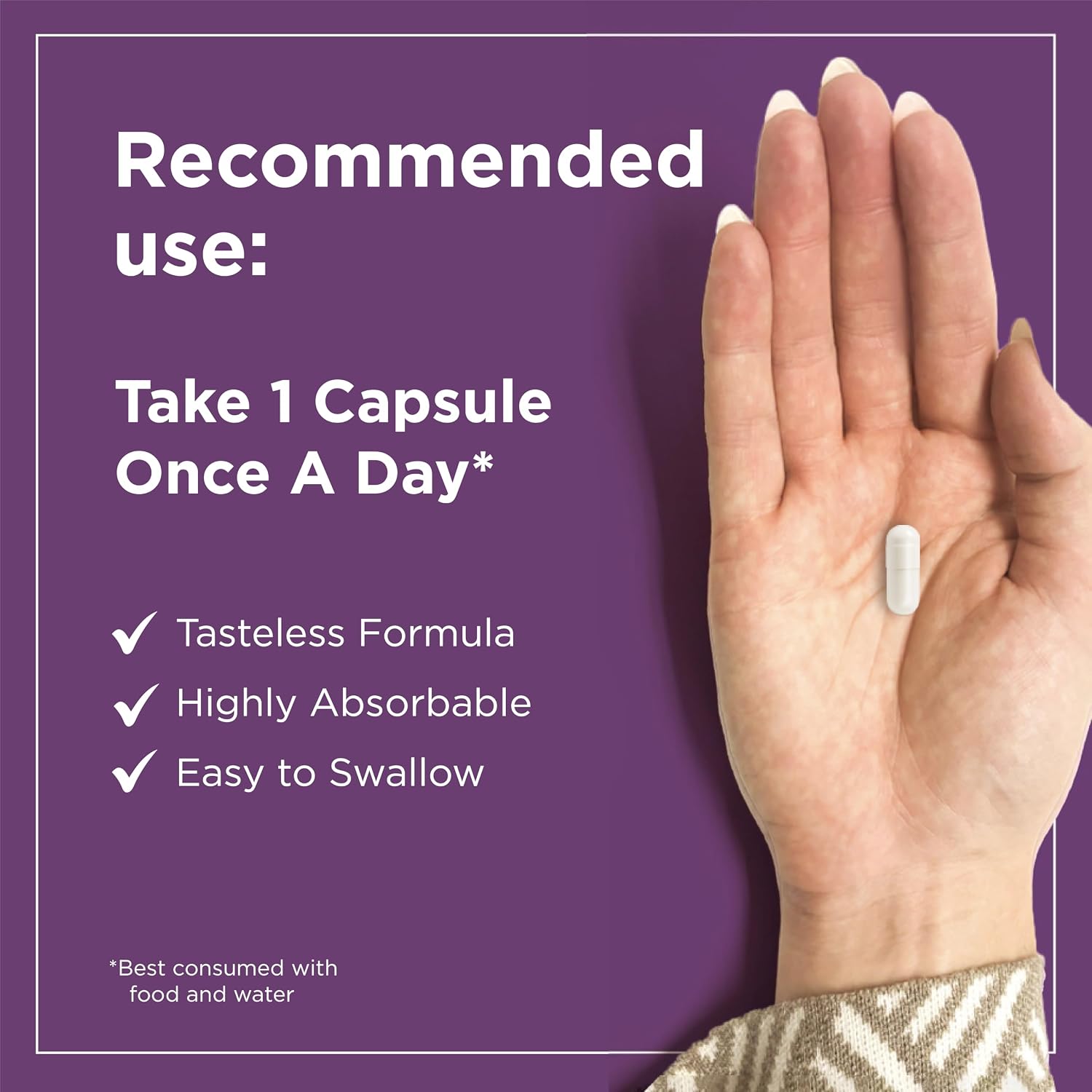 Thumbnail 6 de PlantVital L-Theanine Capsules, 250 mg, 120 Count, Made in Canada