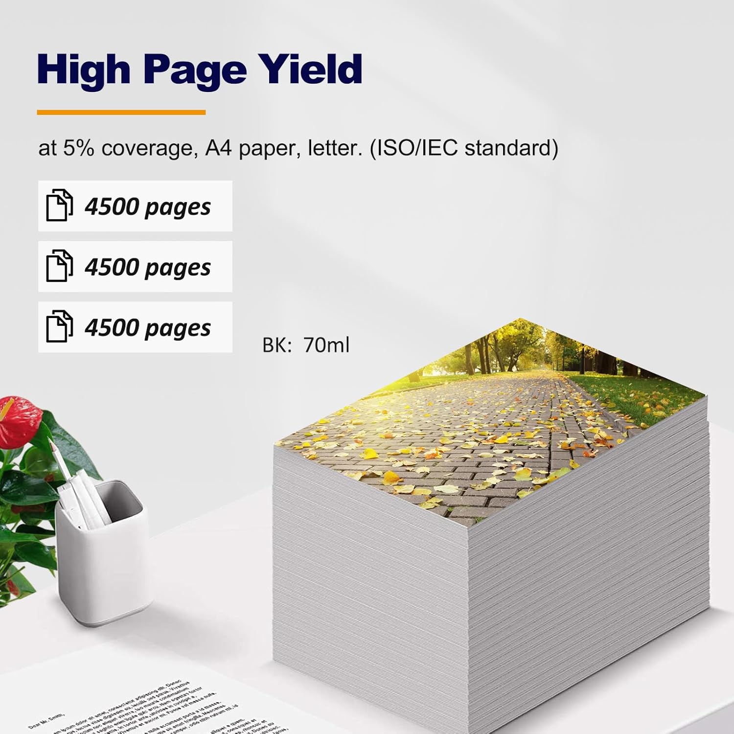 Thumbnail 2 de LAIPENG E104 Tinte kompatibel T104 (3× Schwarz) für ET-2710 bis ET-2826 und ET-4700 Drucker