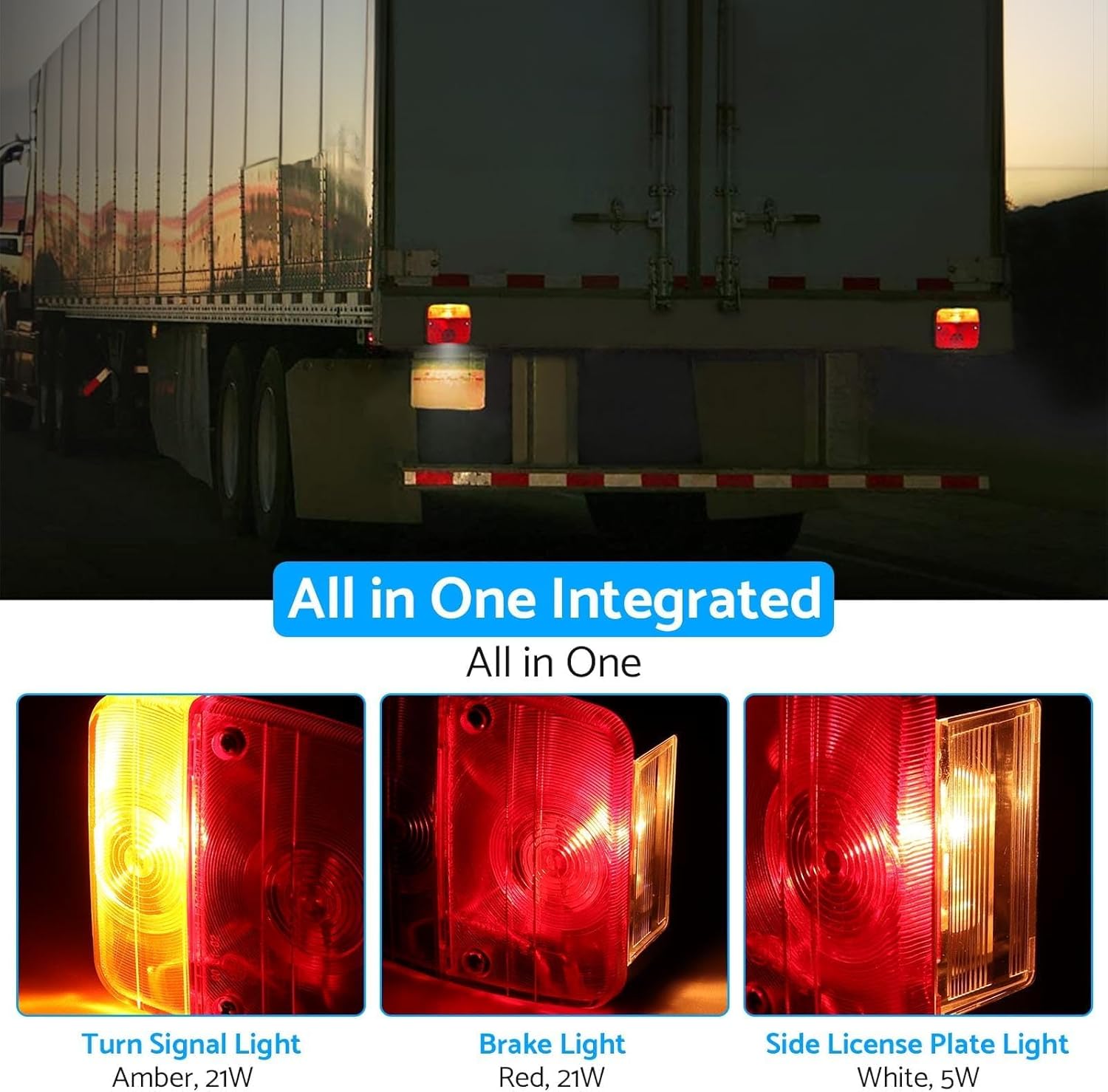 Thumbnail 4 de eSynic Trailer Light Set Professional 2pcs 12V with 7.5 m cable (E-Mark)