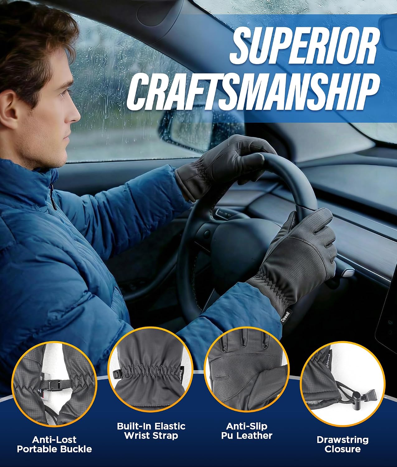 Thumbnail 4 de Deemii Winter Gloves Touchscreen, -15℉