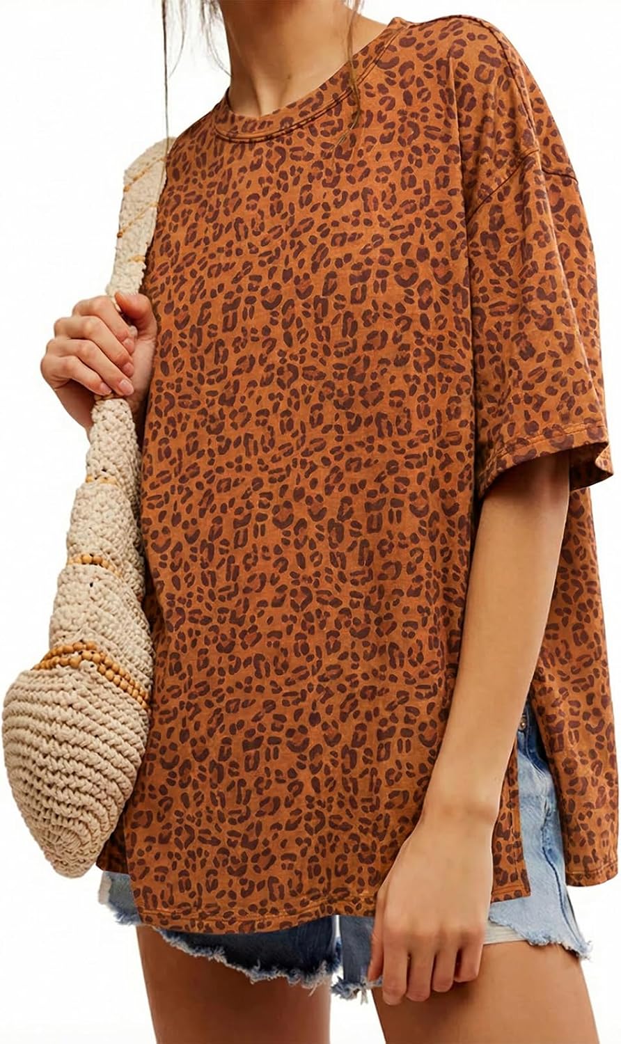 Thumbnail 5 de Tankaneo Womens Oversized Tshirts Loose Fit