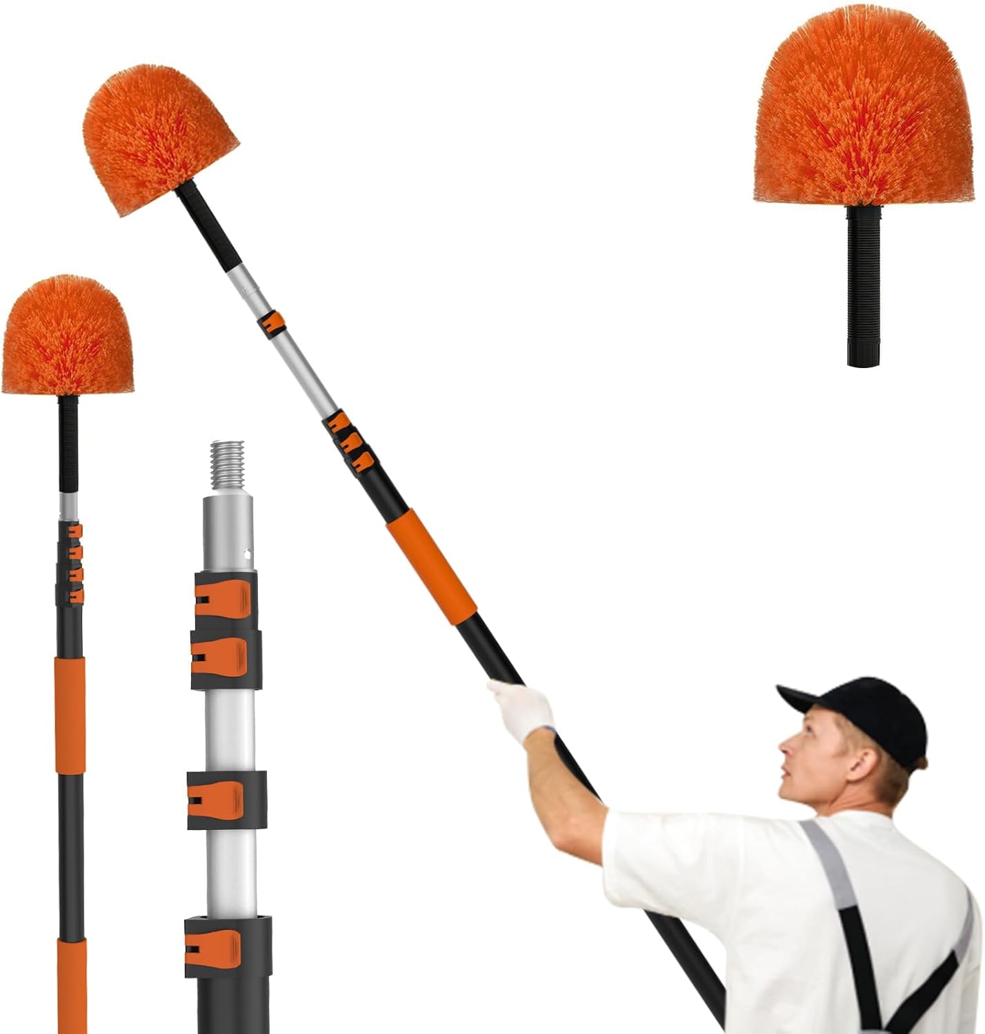 Thumbnail 6 de LAANPOLE 7.2m Extendable Feather Duster: Reach High Ceilings and Dusty Corners with Ease
