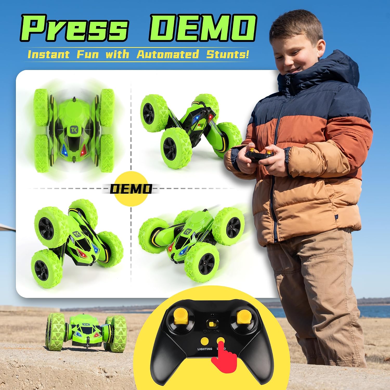 Thumbnail 5 de Threeking RC Stunt Car 1:28 remote control truck