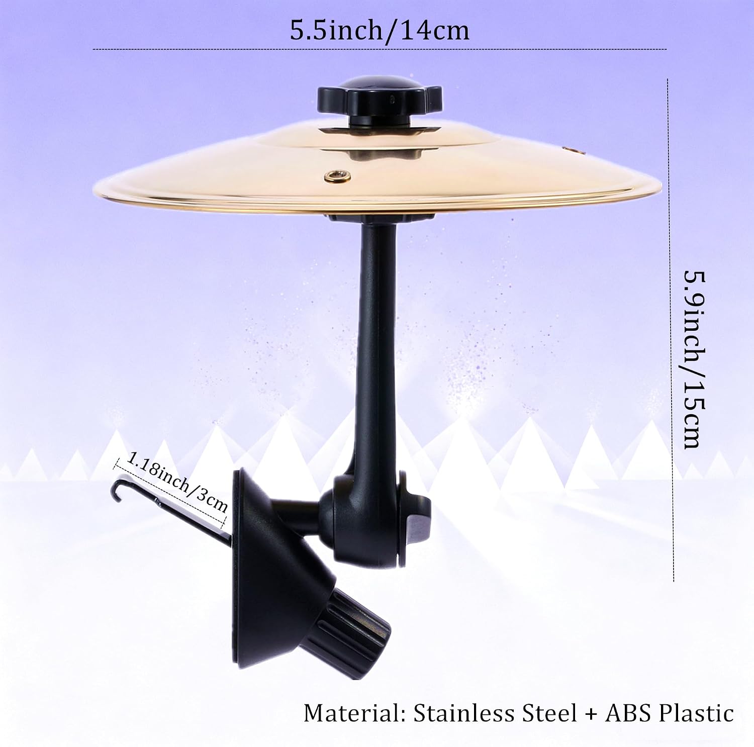 Thumbnail 3 de Homelavie Car Vent Cymbal, Stainless Steel