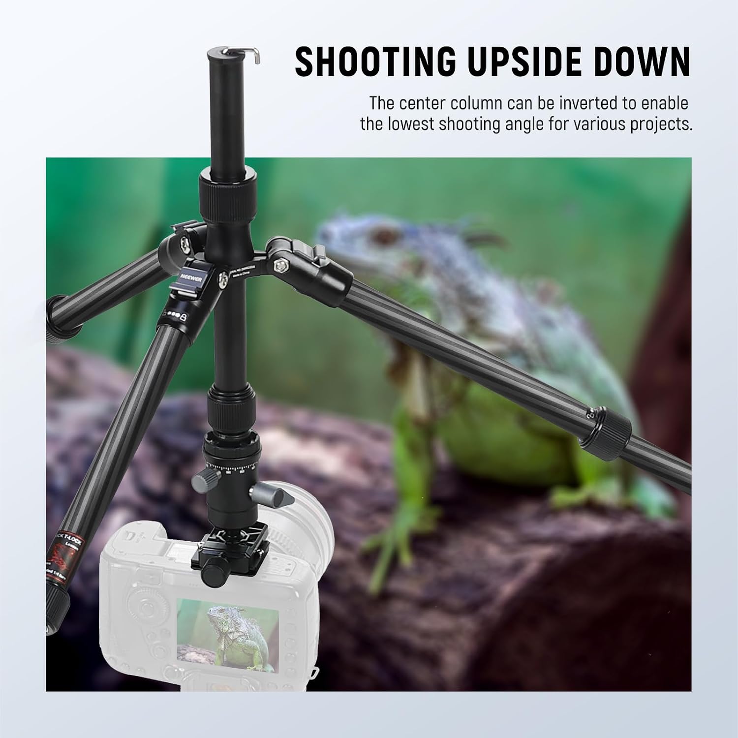 Detalle 2 de NEEWER TP39 Carbon Fiber Tripod 65