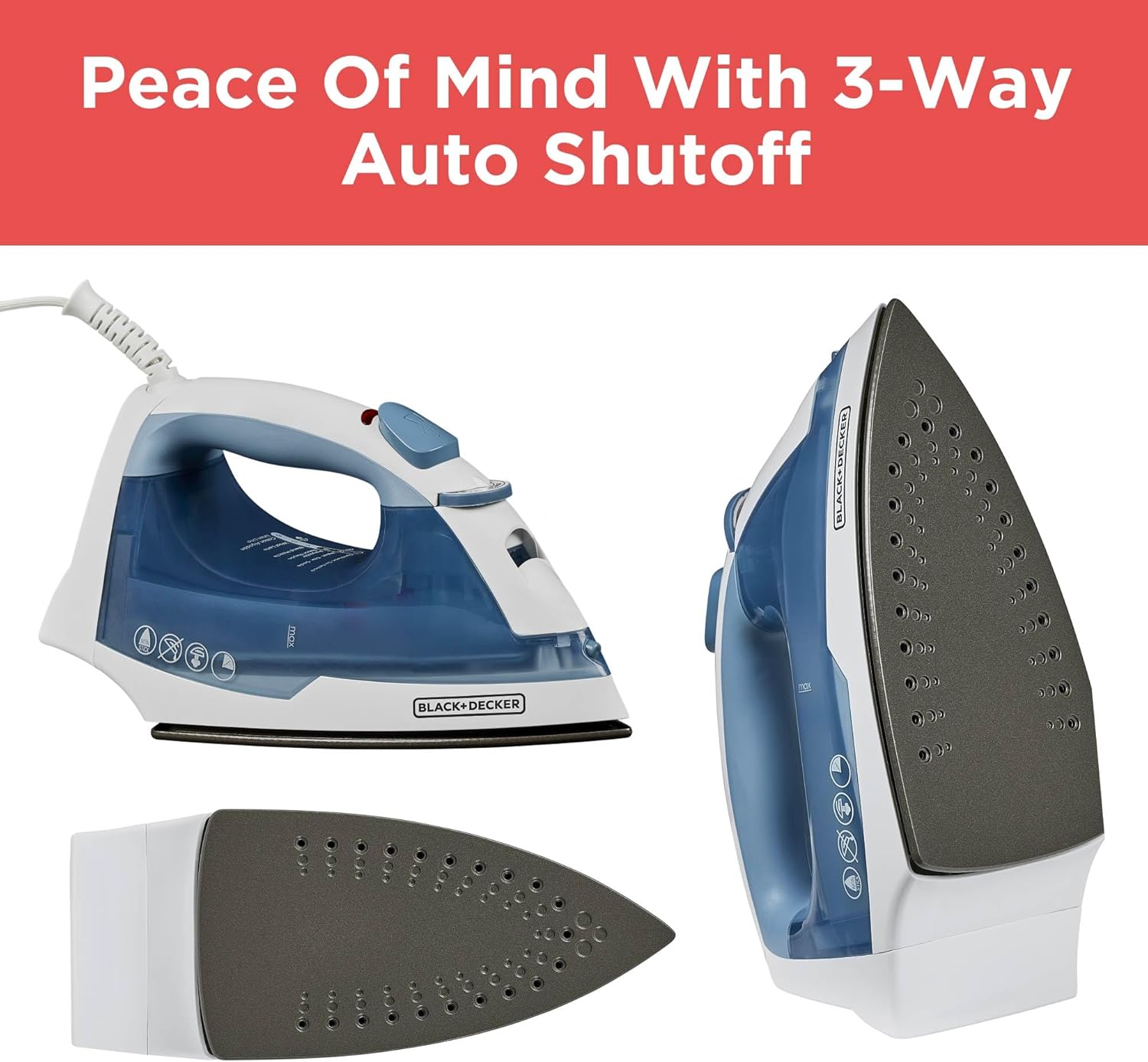Thumbnail 6 de Black+Decker Easy Steam Compact Iron
