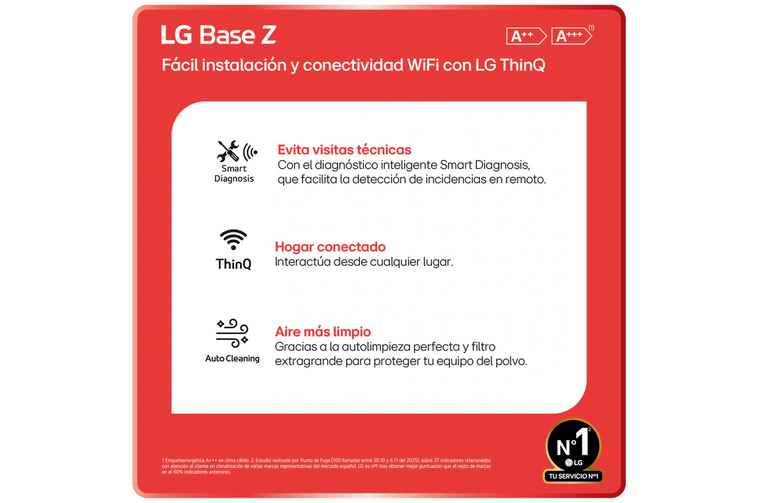 Thumbnail 2 de LG BASE Z 12.000 BTU (Outlet) con bomba de calor LGBASEZ12.OUTLET