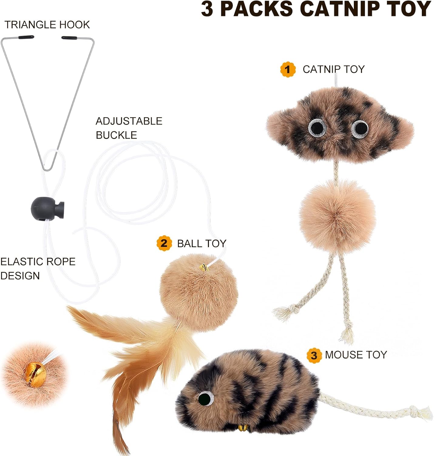 Thumbnail 5 de Aidiyapet Cat Toy for Indoor Cats 🐈⬛