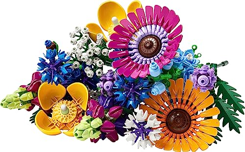 Thumbnail 9 de LEGO Botanicals Wildflower Bouquet Set 10313: ramo artificial para decorar y relajar la mente
