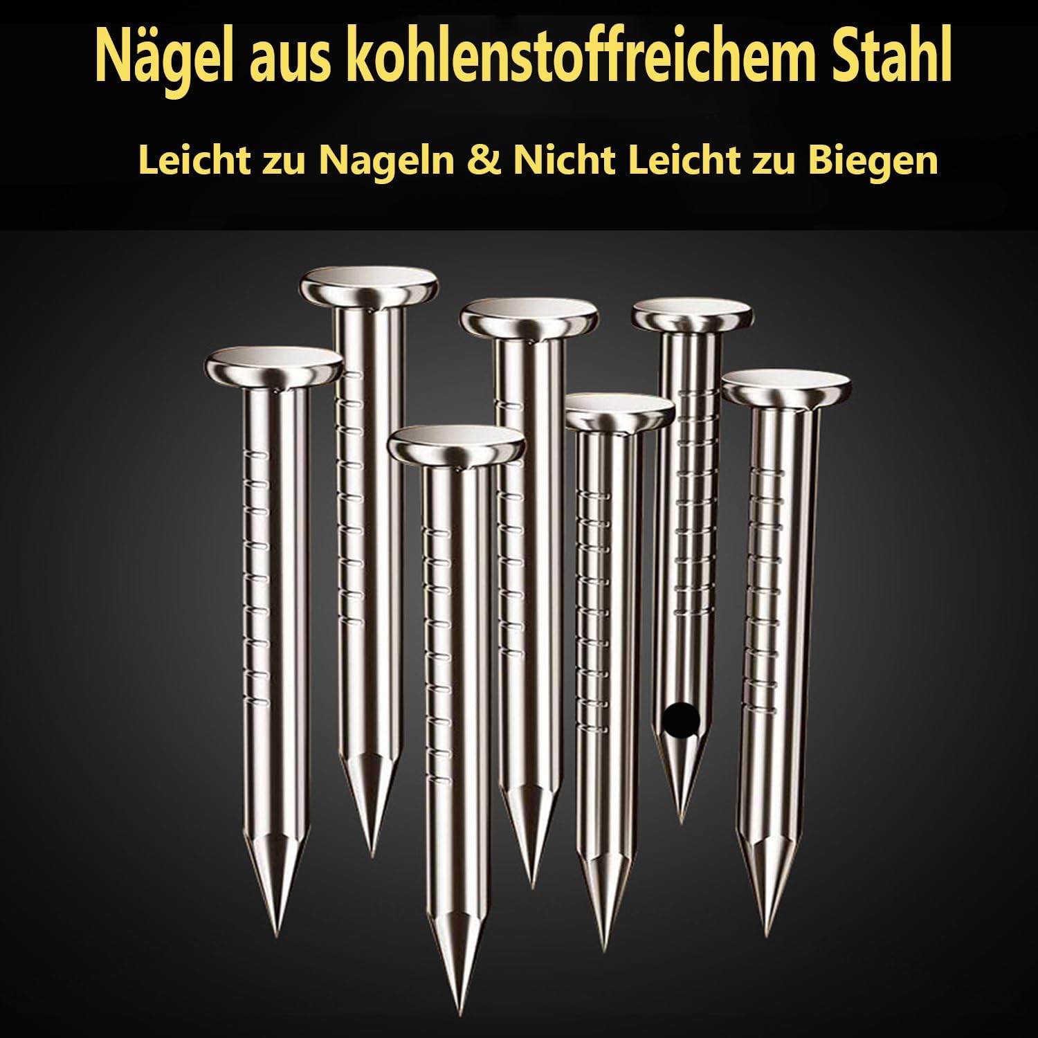 Thumbnail 3 de 100 x runde Kabelklemmen (weiß) für Kabel bis 6 mm – 6-mm-Kabelclips mit Stahlnagel