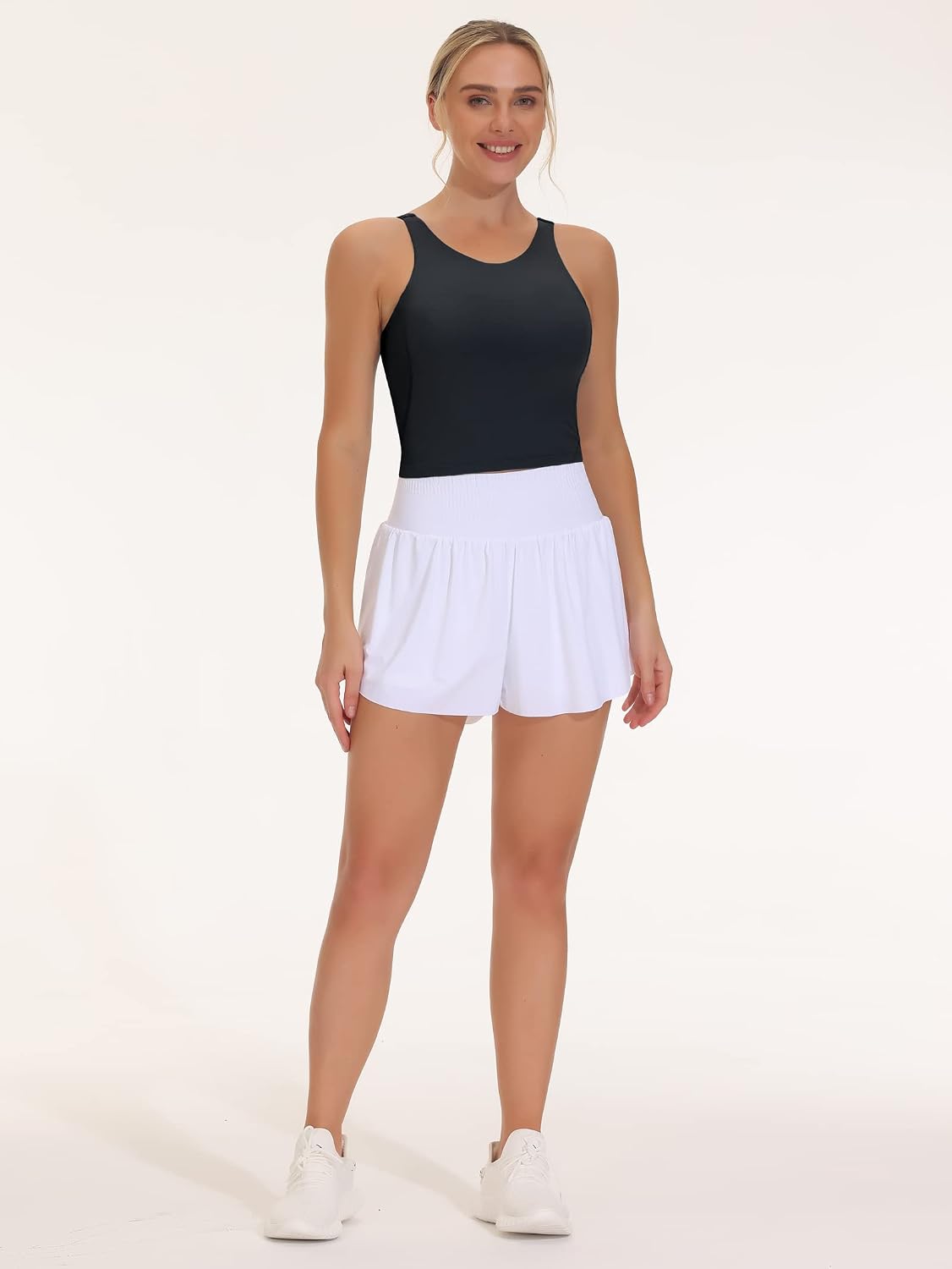 Detalle 1 de THE GYM PEOPLE Women's Sports Bra Crop Top with Removable Padding