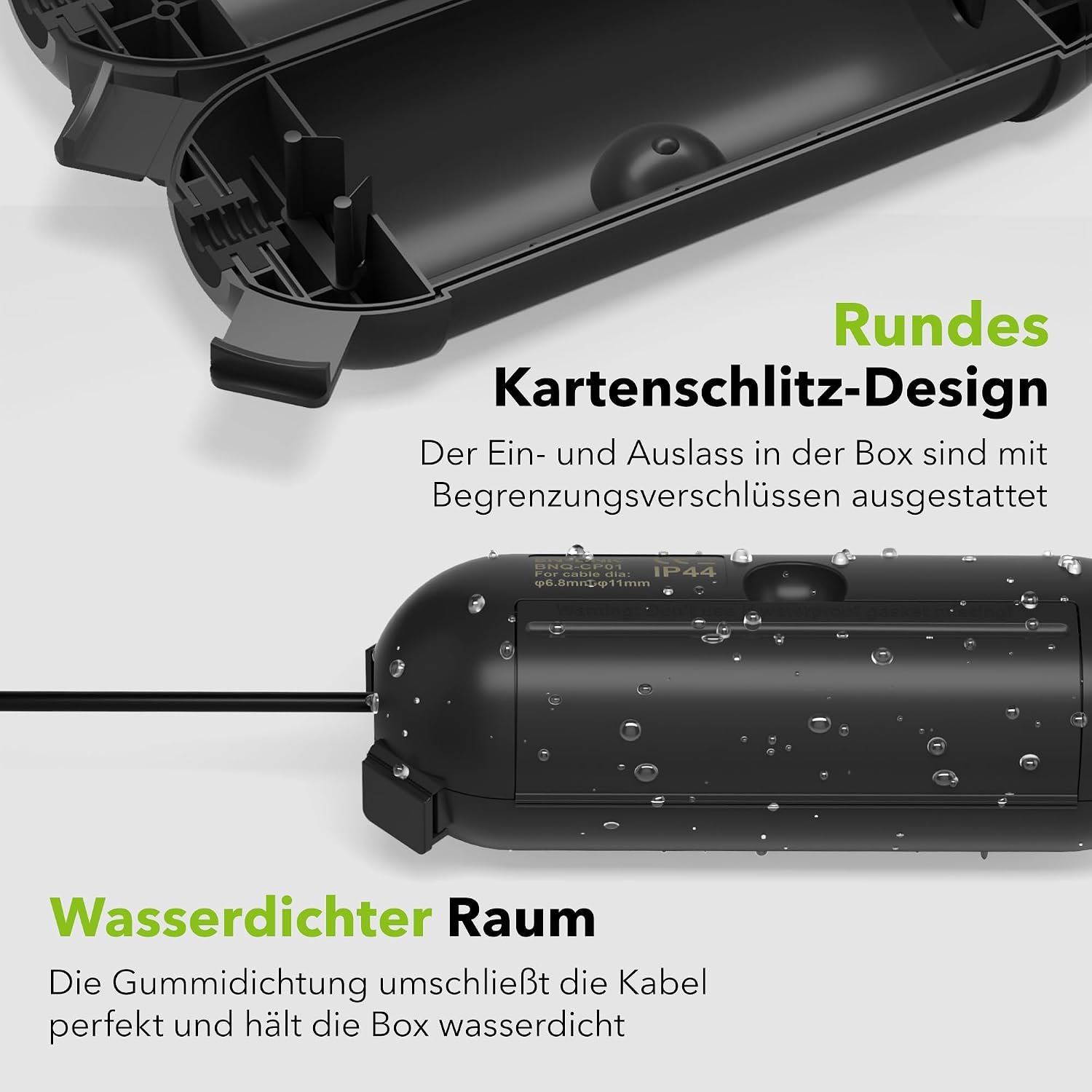 Detalle 2 de BN-LINK Outdoor IP44 Kabelbox 20 x 8 x 7,6 cm