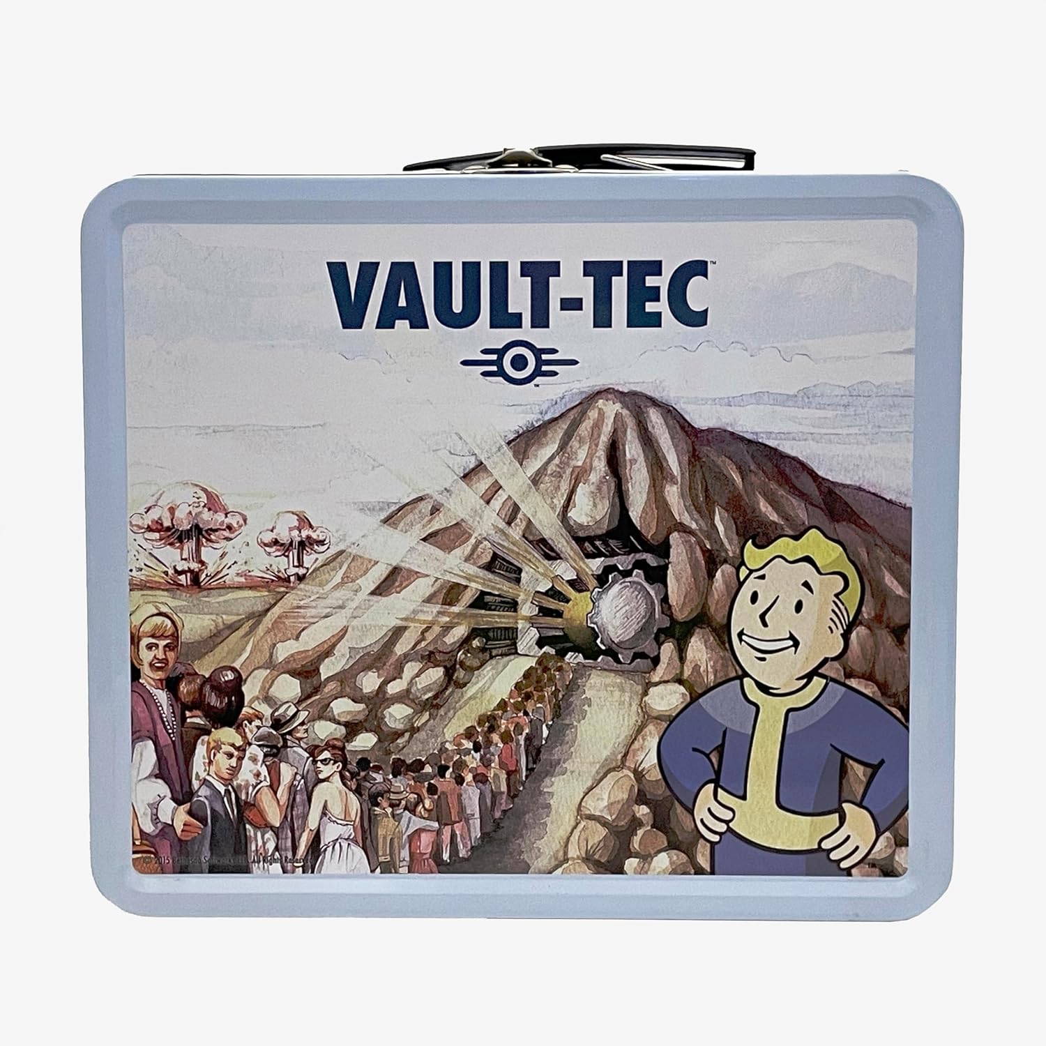 Thumbnail 3 de Fallout Clean Vault-Tec Lunchbox & Flask – isolierte Retro-Edition