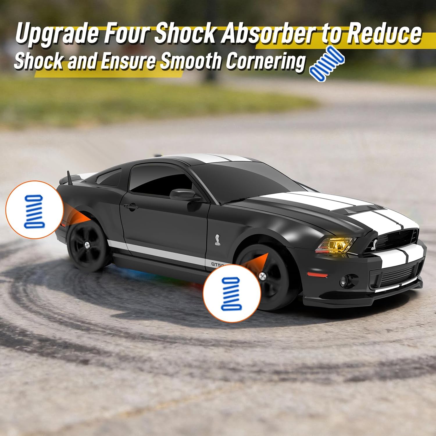 Thumbnail 2 de YONCHER RC Drift Auto Ford Mustang GT500