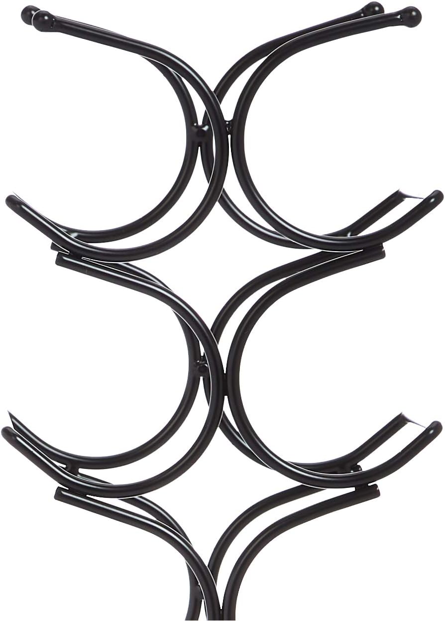 Thumbnail 3 de Amazon Basics Weinregal für 12 Flaschen – Schwarz, 24,9 x 16 x 67,8 cm