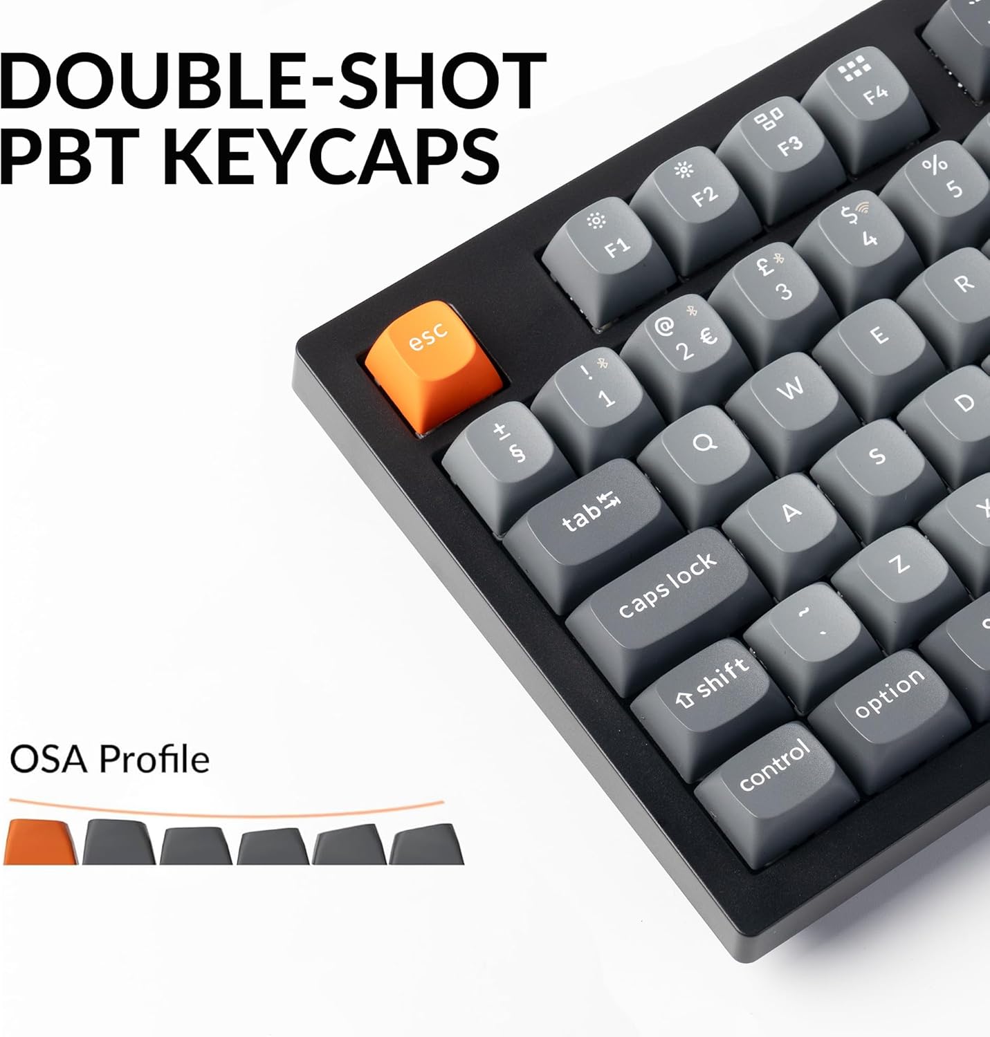 Thumbnail 3 de Keychron K10 Max Wireless Mechanical Keyboard - UK Layout, Full-Size, QMK Programmable Red Switch