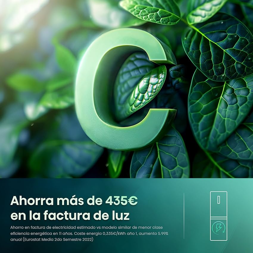 Thumbnail 3 de Hisense RB390N4BWC frigorífico combi 304 L blanco