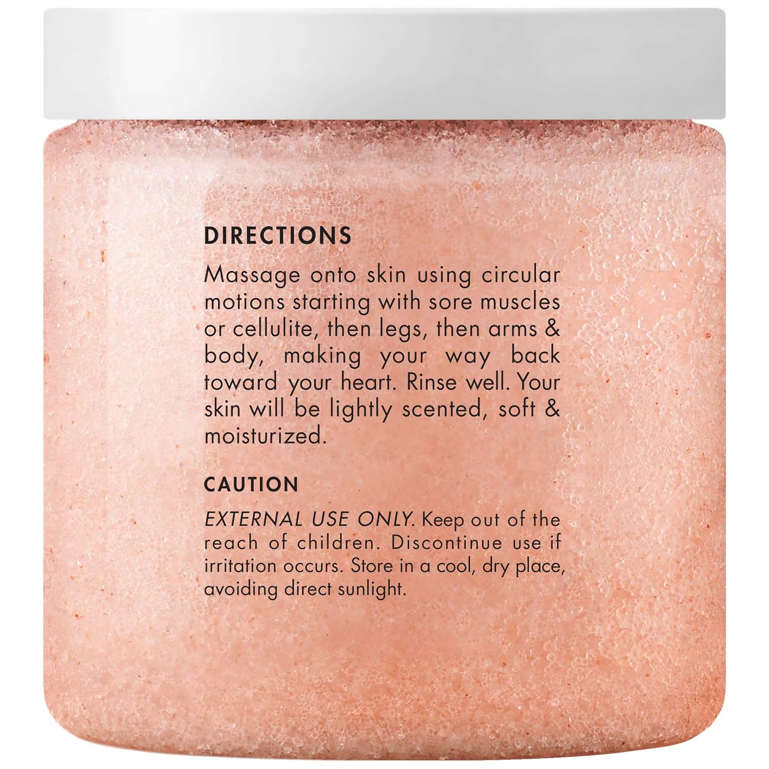 Detalle 2 de Majestic Pure Himalayan Pink Salt Body Scrub with Collagen & Sweet Almond Oil (10 oz) — Exfoliating Salt Scrub for Smooth, Hydrated Skin
