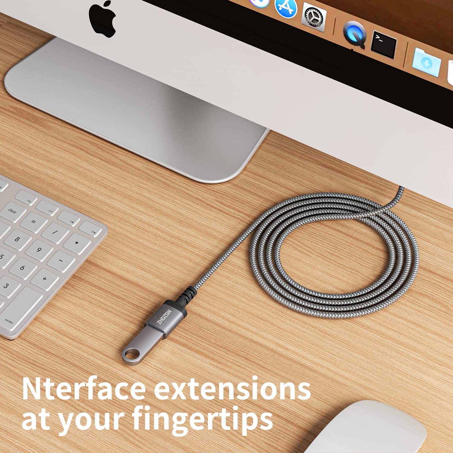 Thumbnail 1 de Kiuet USB 3.0 Verlängerungskabel 3 m, Typ A Stecker auf Buchse – für Tastatur, Maus, Xbox & mehr