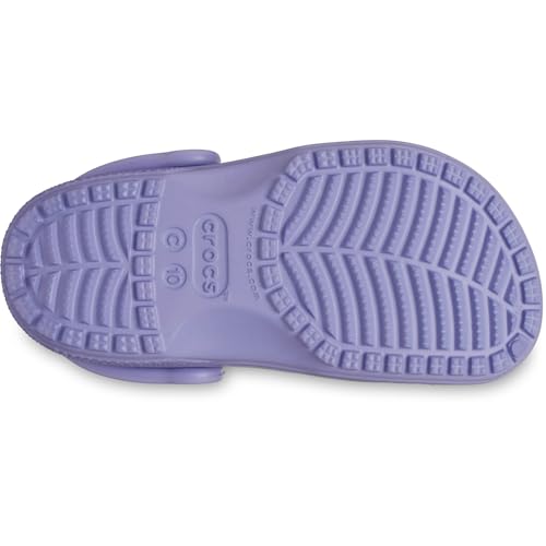 Detalle de Crocs Classic Clog T Mystic Purple (19/20 EU) – Zuecos unisex para niños con talón pivotante